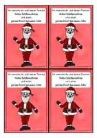 Vorschau - Mal- und Bastelvorlagen - Frohe Weihnachten - Grußkarte für die Weihnachtsferien - Seite 2