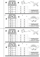 Vorschau - Arbeitsblätter - Zahlenhäuser Miniheft Plusaufgaben Dino Design - Zahlenraum 10 - Seite 3