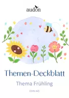 Vorschau - Anderer Materialtyp - Frühling - DaZ - Themen-Deckblatt für ein Vokabelheft Deutsch im Schnellhefter - Deckblatt