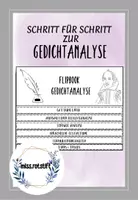Vorschau - Merkblätter - Schritt für Schritt zur Gedichtanalyse - Flipbook - Deckblatt
