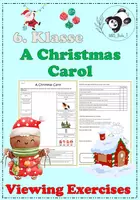 Vorschau - Stundenentwürfe - A Christmas Carol Viewing Exercises 6. Klasse - Deckblatt