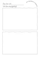 Vorschau - Arbeitsblätter - Ich bin einzigartig! Gemeinschaft und Individualität - Deckblatt