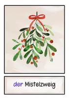Vorschau - Bildkarten - Bildkarten Weihnachten Deutsch DAF DAZ - Seite 1