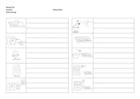 Vorschau - Arbeitsblätter - Arbeitsblatt Plätzchenbacken - Deckblatt