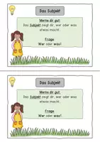 Vorschau - Arbeitsblätter - Mini-Übungsheft - Subjekt und Prädikat - Seite 2