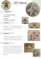 Vorschau - Arbeitsblätter - Anleitung 3D Sterne mit Kerzenständer töpfern - Seite 2