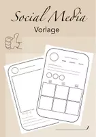 Vorschau - Arbeitsblätter - Instagram Vorlagen für den Unterricht - Deckblatt