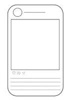 Vorschau - Arbeitsblätter - Instagram Vorlagen für den Unterricht - Seite 2