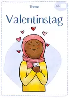 Vorschau - Anderer Materialtyp - Valentinstag - DaZ - Themen-Deckblatt für ein Vokabelheft Deutsch im Schnellhefter - Seite 2