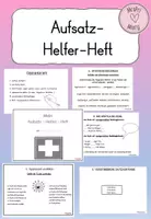 Vorschau - Arbeitsblätter - Aufsatz schreiben Klasse 3/4 – Aufsatz Helfer Heft Grundschule Deutsch (kreatives Schreiben leicht gemacht) - Deckblatt
