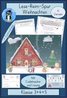 Vorschau - Unterrichtsreihen - Materialpaket Winter & Weihnachten, Lesetraining, Hörverständnis, Rechenspaziergänge, Basteln und vieles mehr - Seite 1