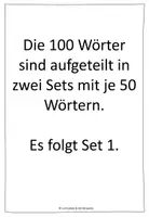 Vorschau - Spiele - 100 häufigste Wörter - 2 Bingos - Seite 2