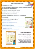 Vorschau - Stationenlernen - Leseförderung Wortebene - Klettmappe Wortschatz Weihnachten - Seite 1