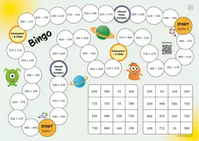 Vorschau - Arbeitsblätter - Addition im ZR 1000 (mit & ohne ZÜ) - Spiel (Bingo) - Seite 3