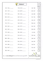 Vorschau - Arbeitsblätter - Addition & Subtraktion im Zahlenraum 1000 - Klapptest - Seite 2