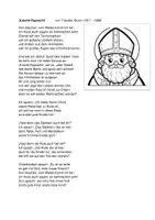 Vorschau - Arbeitsblätter - Knecht Ruprecht – Nikolaus Gedicht von Theodor Storm (Textverständnis, Wortschatz, Sprachliche Bilder, Kreatives Schreiben) + Lösungsblatt - Seite 1