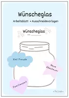 Vorschau - Arbeitsblätter - Wünscheglas - Ritual zum Jahreswechsel - Deckblatt