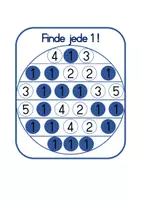 Vorschau - Fördermaterial/Inklusion - Zahlenraum 5 "Plopper" Zahlen finden - Seite 3