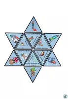 Vorschau - Arbeitsblätter - Lesestern / Legestern "Was machen die Kinder im Winter?" DaZ / DaF / Deutsch - Seite 1