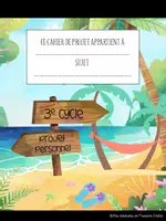 Aperçu - Préparation de séquence / Séquence complète - Cahier de projet personnel - Page de couverture