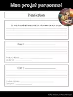 Aperçu - Préparation de séquence / Séquence complète - Cahier de projet personnel - Page 3