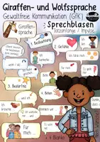 Vorschau - Poster - Giraffensprache - Sprechblasen / Impulse - Deckblatt