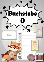 Vorschau - Arbeitsblätter - Buchstaben-Helden: Der Buchstabe O - Deckblatt