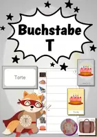 Vorschau - Arbeitsblätter - Buchstaben-Helden: Der Buchstabe T - Deckblatt