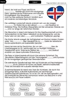 Vorschau - Arbeitsblätter - Lückentext Island - Seite 1