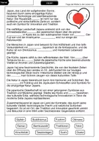 Vorschau - Arbeitsblätter - Lückentext Japan - Seite 1