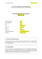 Vorschau - Stundenentwürfe - Englisch Unterrichtsentwurf, Grammatik Klasse 6, Vergleichen von Adjektiven - Seite 1