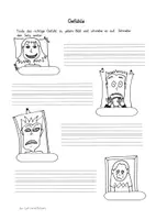 Vorschau - Arbeitsblätter - Gefühle - Deckblatt