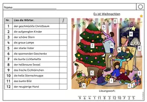 Vorschau - Arbeitsblätter - Lesespur - Es ist Weihnachten (Klasse 1-4) - Seite 2