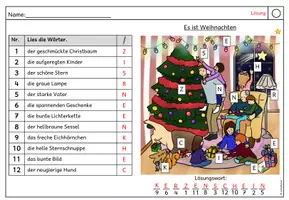Vorschau - Arbeitsblätter - Lesespur - Es ist Weihnachten (Klasse 1-4) - Seite 3