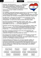 Vorschau - Arbeitsblätter - Lückentext Paraguay - Seite 1