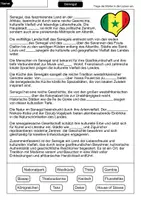 Vorschau - Arbeitsblätter - Lückentext Senegal - Seite 1