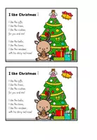 Vorschau - Arbeitsblätter - CHRISTMAS - Poem - I like christmas (Gedicht für den Englischunterricht) - Seite 1