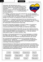 Vorschau - Arbeitsblätter - Lückentext Venezuela - Seite 1