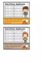 Vorschau - Arbeitsblätter - Rechenkartei: Schriftliche Addition und Subtraktion - ZR 100000 - Herbstversion - Seite 3
