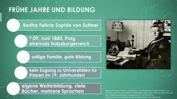 Vorschau - Präsentationen/Tafelbilder - Bertha von Suttner (Präsentation und H5P) - Seite 3
