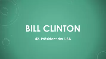 Vorschau - Präsentationen/Tafelbilder - Bill Clinton (Präsentation und H5P) - Deckblatt