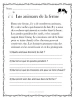 Aperçu - Préparation de séance / Séance complète - Compréhension de lecture - 20 textes / French Reading Comprehension - Page 2