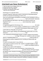 Vorschau - Arbeitsblätter - Arbeitsblatt "Biotechnologie" + interaktive Lösung & MP3 + - Deckblatt