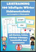 Vorschau - Arbeitsblätter - 100 häufigste Wörter - Materialpaket - Deckblatt