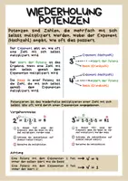 Vorschau - Arbeitsblätter - Rechnen mit Potenzen - Multiplizieren und Dividieren - Seite 2