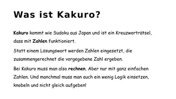 Vorschau - Präsentationen/Tafelbilder - Rechenrätsel - KAKURO (50 schwere Rätsel + Anleitung) - Seite 2