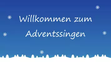 Vorschau - Präsentationen/Tafelbilder - Weihnachtslieder Texte Präsentation PPP (Weihnachtssingen, Adventssingen) - Deckblatt