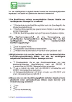 Vorschau - Arbeitsblätter - Übungsaufgaben zur Buchführung - Seite 1