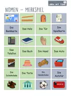 Vorschau - Spiele - Merkspiel - Nomen lernen - Deckblatt