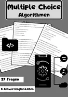 Vorschau - Merkblätter - 40 Multiple-Choice-Fragen Algorithmen - Deckblatt
